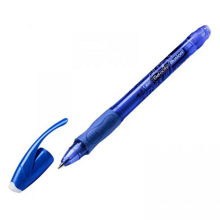 Ручка гелева BIC Gel-Ocity Illusion синя 0.7 мм (943440)