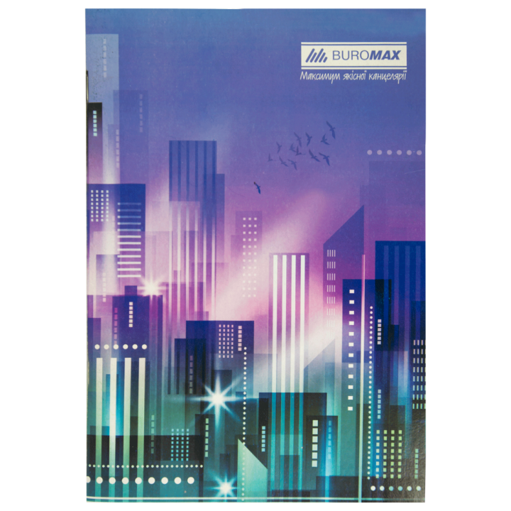 Зошит канцелярський Buromax JOBMAX А4 96 аркушів (BM.2428)