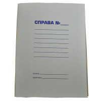 Папка А4 картон Справа