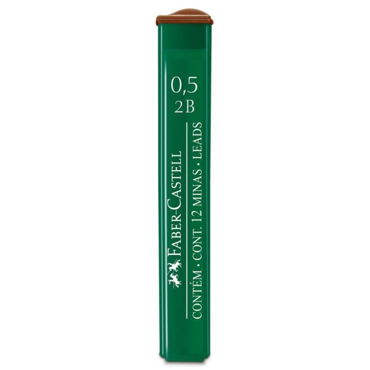 Грифелі для олівців 2B Faber-Castell (9125-2B-05)