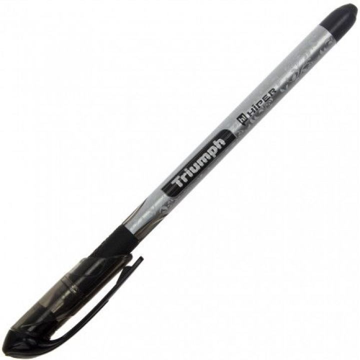 Ручка масляна Hiper Triumph чорний 0.7 мм (HO-195 BLACK)