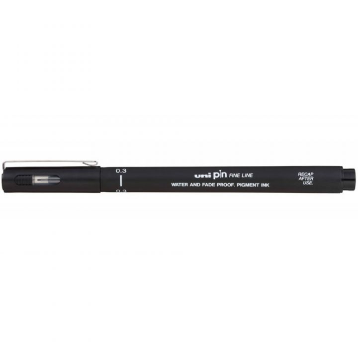 Ручка лайнер Uni Pin Fine Linе чорний 0.3 мм (PIN03-200.Black)