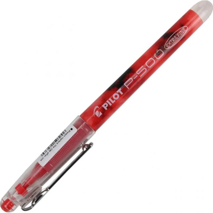Ручка гелева Pilot P-500 червона 0.5 мм (BL-P50-R)