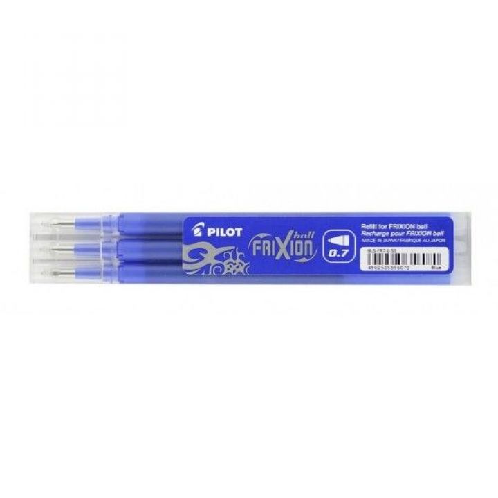 Стрижень гелевий Pilot Frixion Ball синій 0.7 мм (BLS-FR7-L-S3)