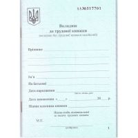 Вкладыш в трудовую книжку