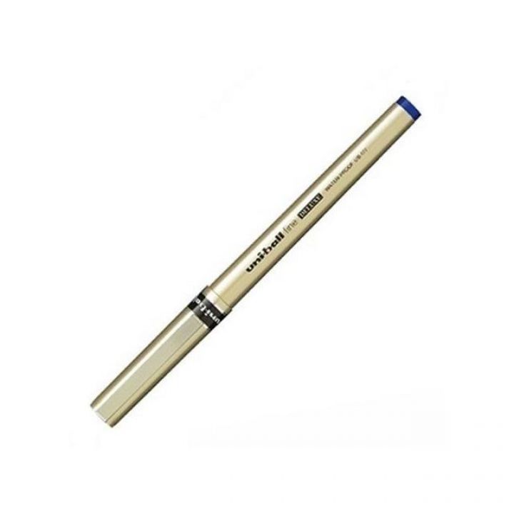 Ручка роллер Uni uni-ball fine DELUXE синяя 0.7 мм (UB-177.Blue)