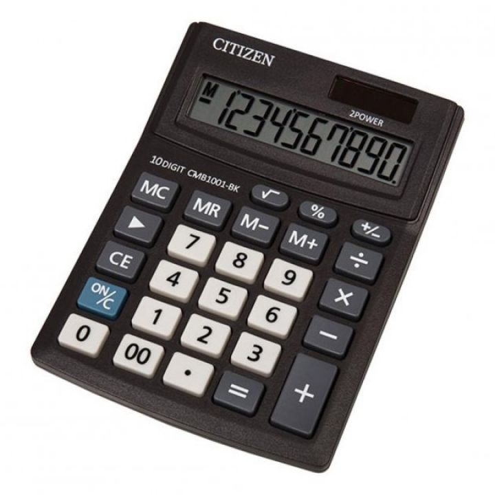 Калькулятор електронний Citizen 10-розрядний 103 х 138 х 24 мм (CMB1001-BK)