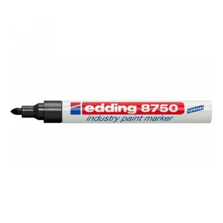 Маркер Edding 8750 промисловий чорний 2-4 мм (4-8750001)