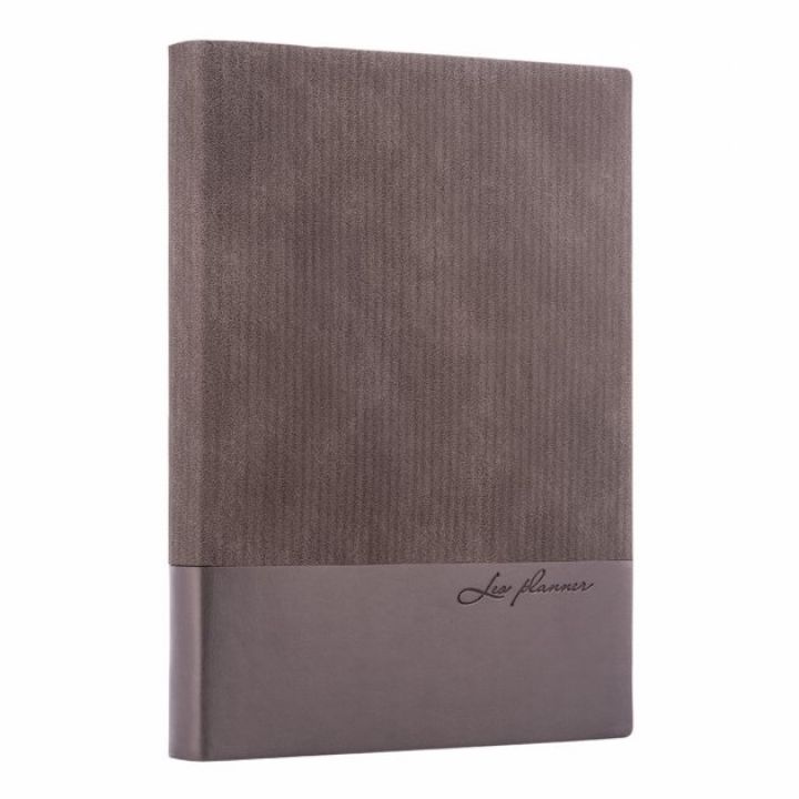 Щоденник недатований Leo Planner Velvet А5 352 аркушів сірий (252032)