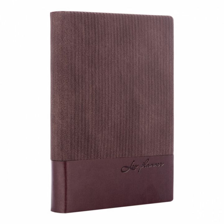 Ежедневник недатированный Leo Planner Velvet А5 352 листов коричневый (252033)