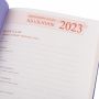 Ежедневник датированный 2023 Leo Planner Santana А5 368 листов сиреневый (252324)