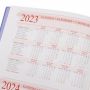 Ежедневник датированный 2023 Leo Planner Santana А5 368 листов сиреневый (252324)