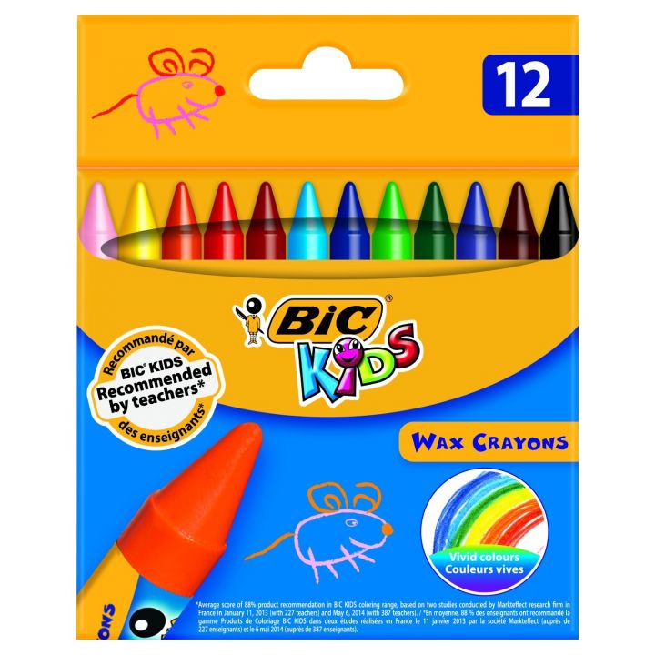 Восковые мелки Wax Crayons BIC (927829/6834)