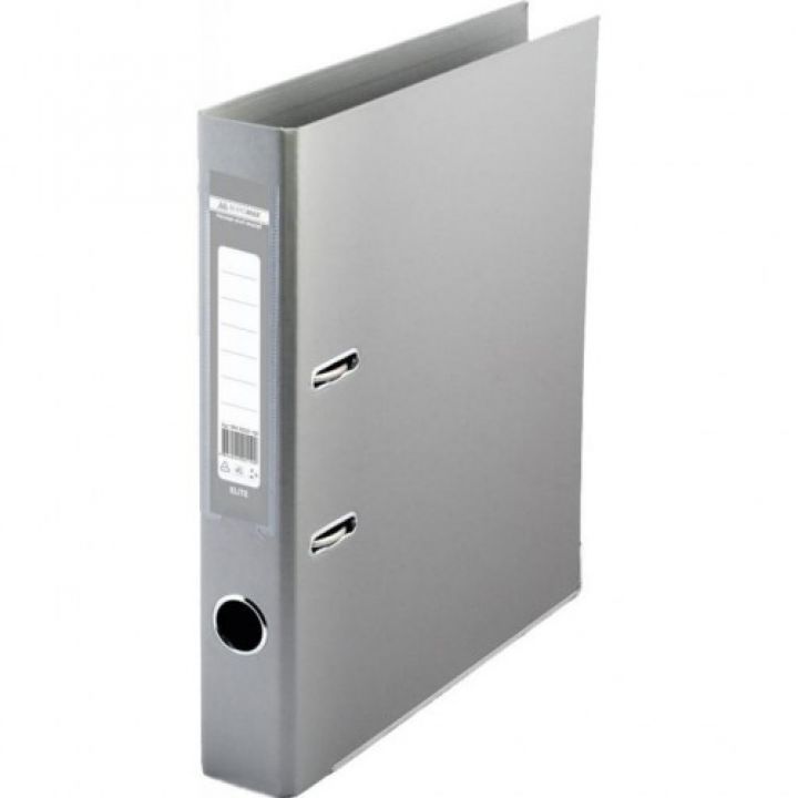 Папка-реєстратор двостороння  50 мм PVC Buromax ELITE А4 сірий (BM.3002-09)