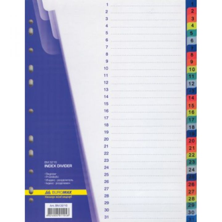 Роздільник для реєстраторів Buromax (BM.3216(1-31))