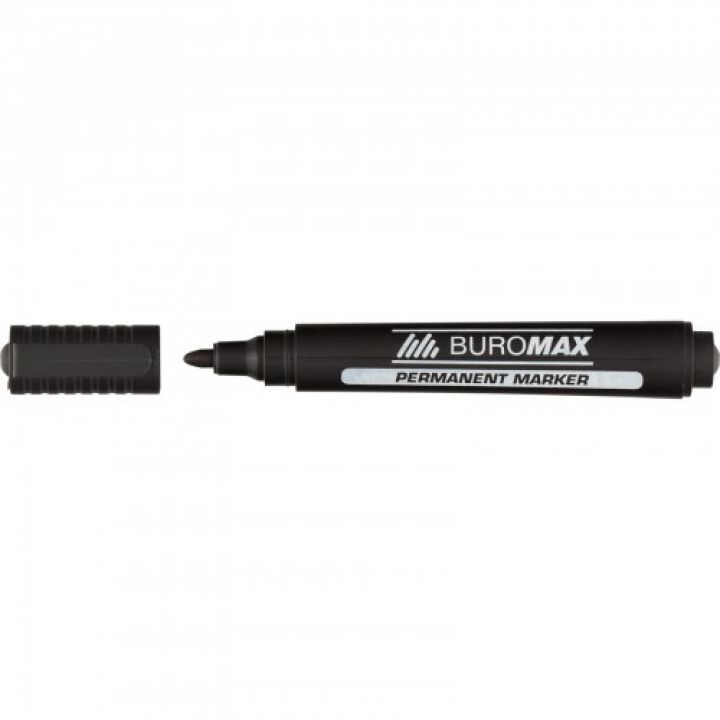 Маркер перманентний Buromax чорний (BM.8700-01)