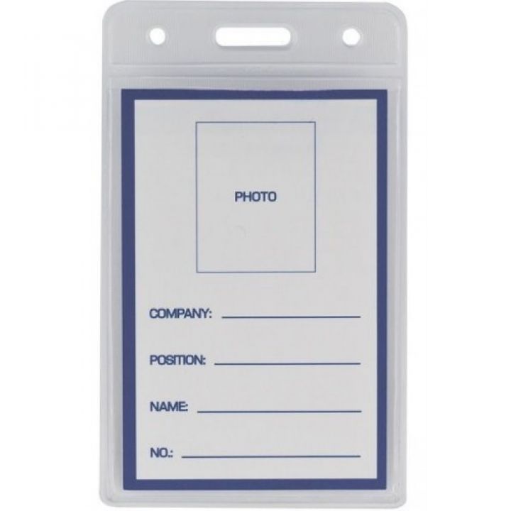 Ідентифікатор вертикальний 65х109 мм PVC Buromax (BM.5403)