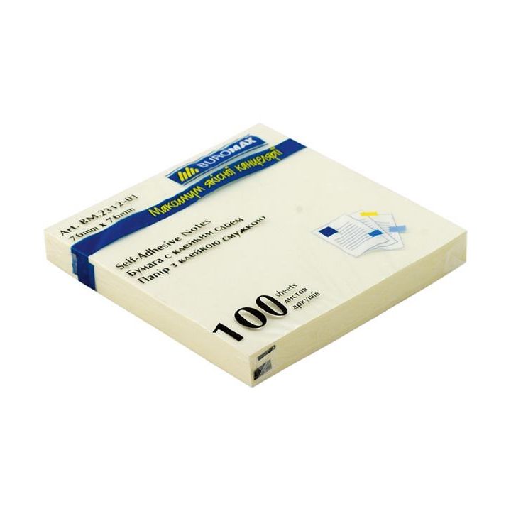 Блок паперу для заміток 76х76 мм Buromax (BM.2312-99)