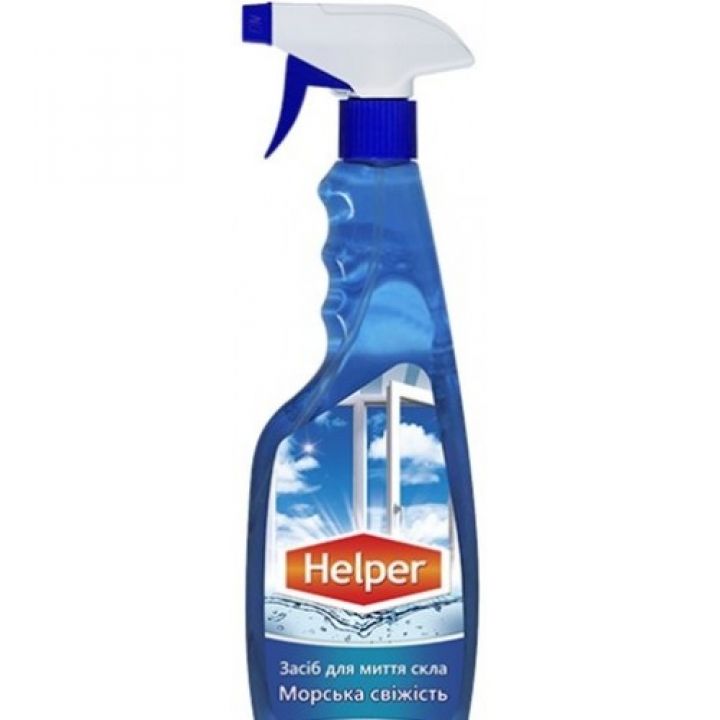 Миючий засіб для миття скла морська свіжість Helper (4823019010336)