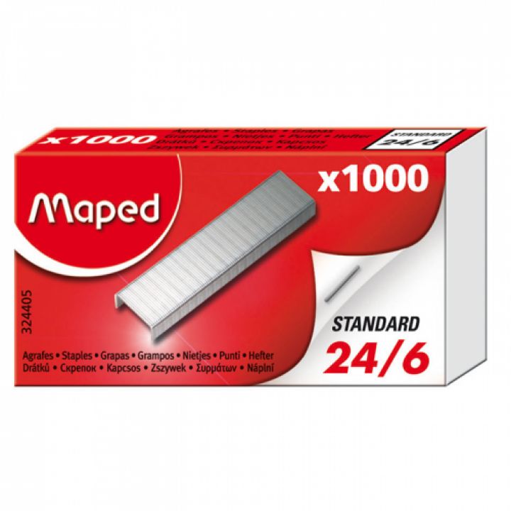 Скоби № 24/6 Maped 1000 шт (3244054)