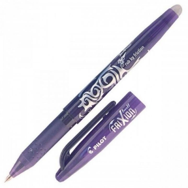 Ручка гелева Pilot Frixion Ball фіолетова 0.7 мм (BL-FR7-V)