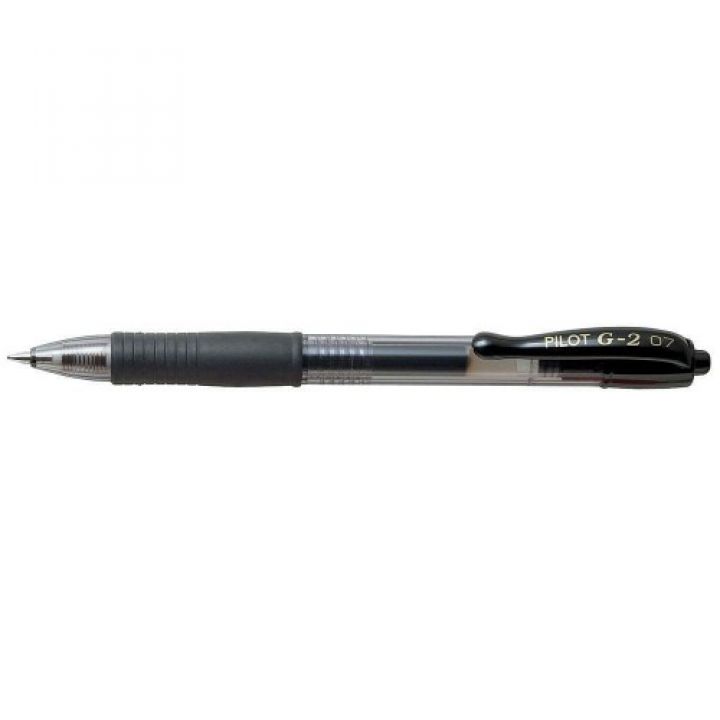 Ручка гелева Pilot чорна 0.7 мм (BL-G2-7-B)