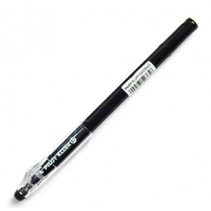 Ручка гелева Pilot Kleer чорна 0.7 мм (BL-LFP7-F24)