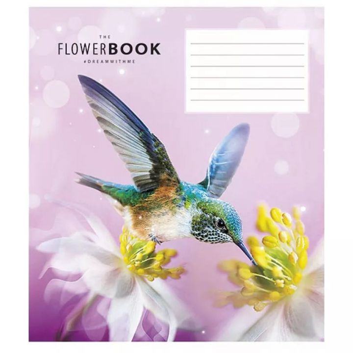 Тетрадь А5 Flowerbook Школярик 24 листов (024-2573К)