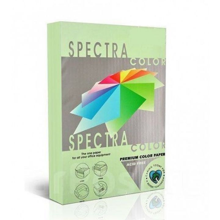 Кольоровий папір Sinar Spectra А3 80 г/м2 500 аркушів світло-зелений (IT130)