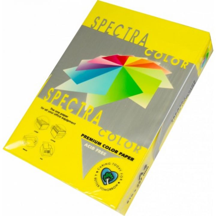 Папір Sinar Spectra А3 80 г/м2 500 аркушів лимонний (IT210)